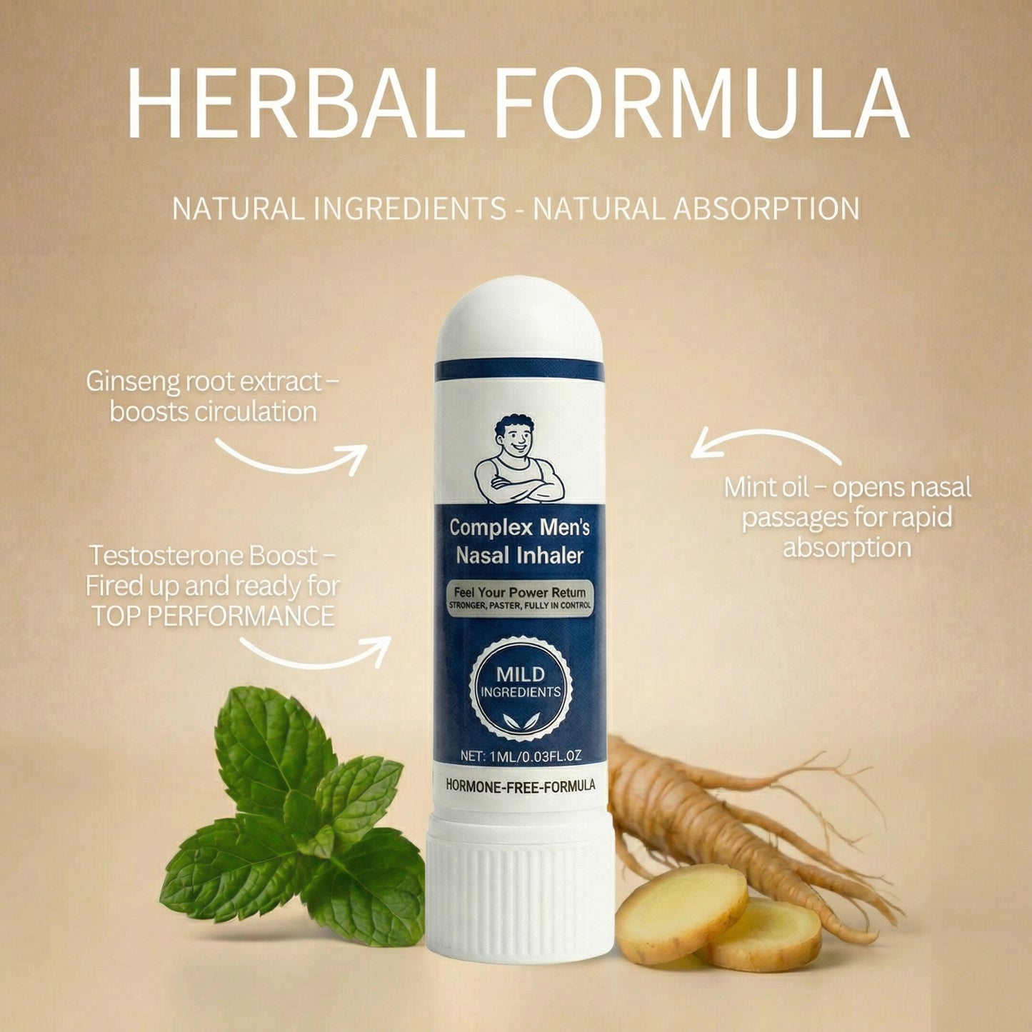 Men's Performance Boost Nasal Inhaler