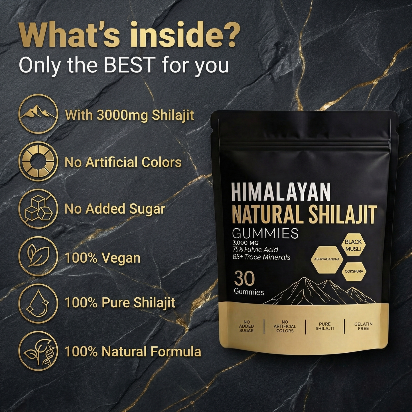Nutriveira Himalayan Gold Shilajit Gummies