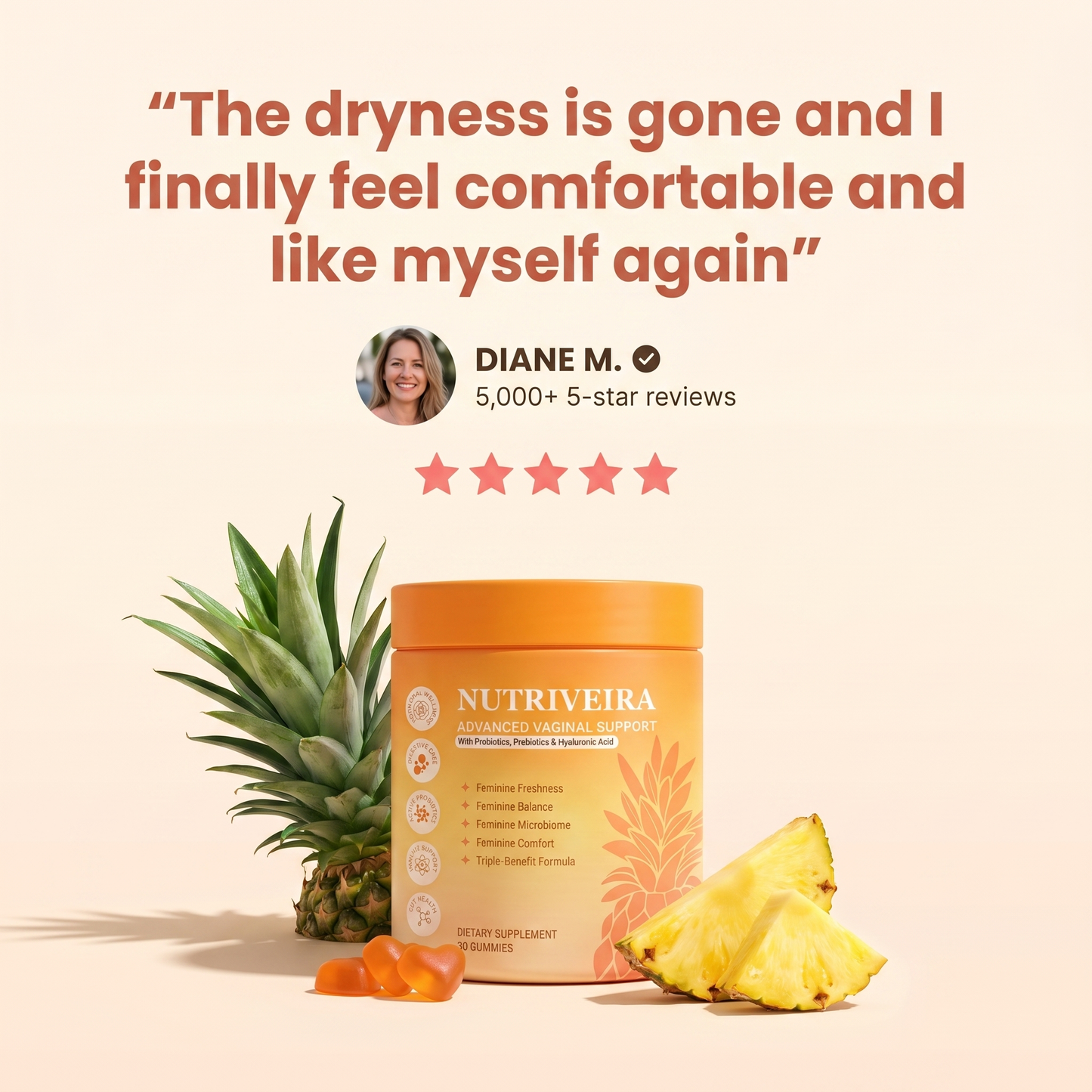 Nutriveira Advanced Vaginal Support Gummies